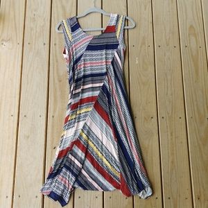 Philosophy summer dress small red yellow black